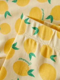 NAME IT Leggings Vivian Capri Double Cream Lemons